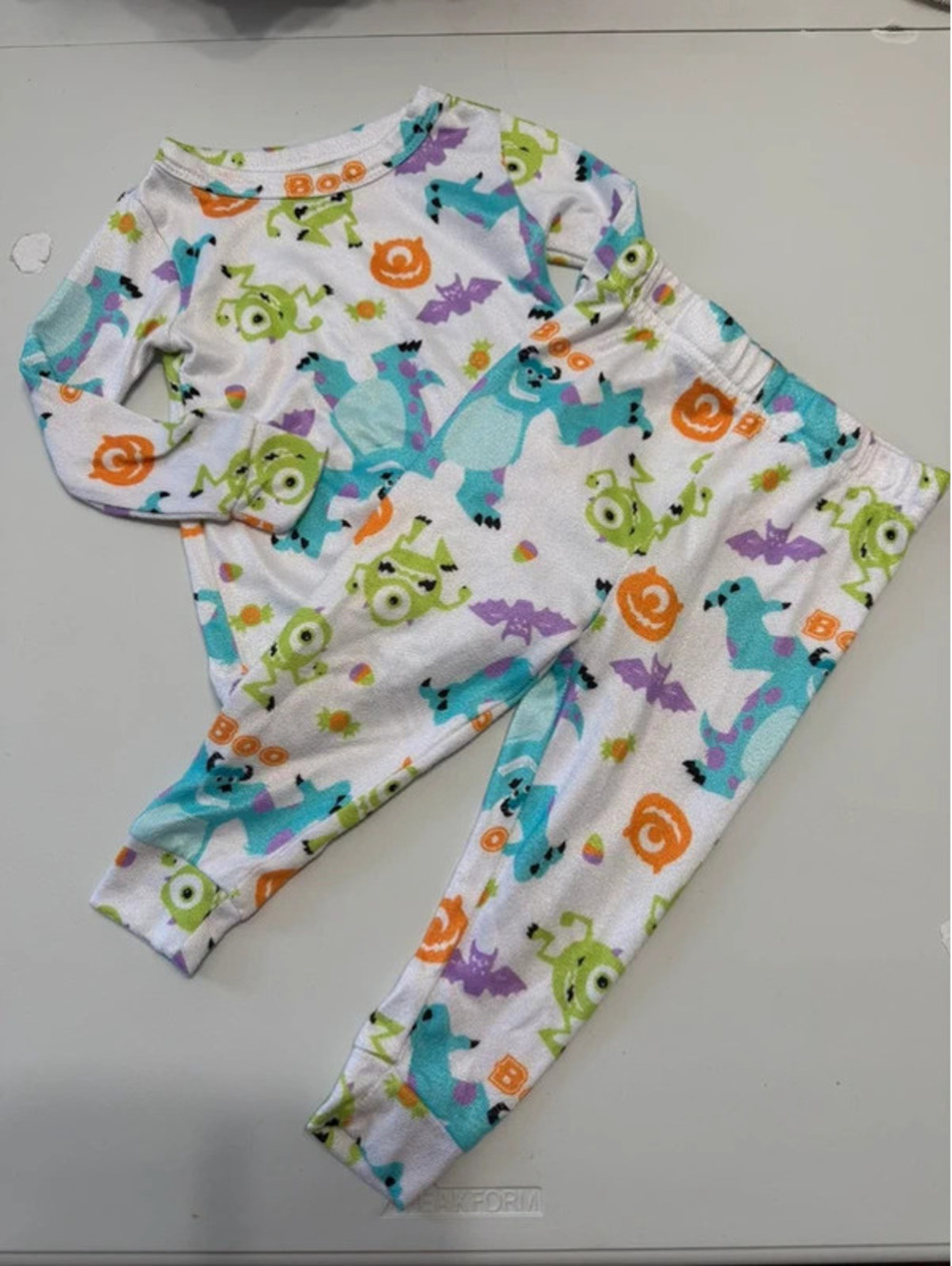 18M Disney Halloween Monsters Inc Pajamas